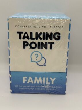 NWT Sealed Talking Point Cards Family Edition Conversation Game